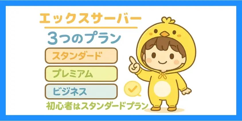 エックスサーバー3つのプラン