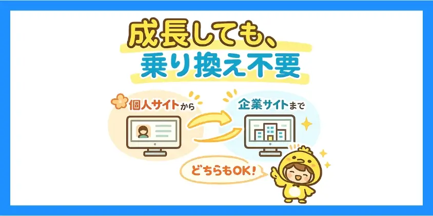 個人ブログからビジネスまで幅広く使える