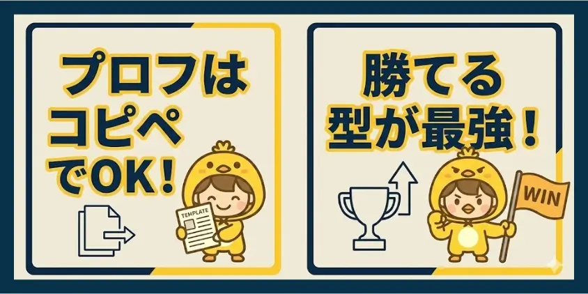 用途別プロフィール例文テンプレ