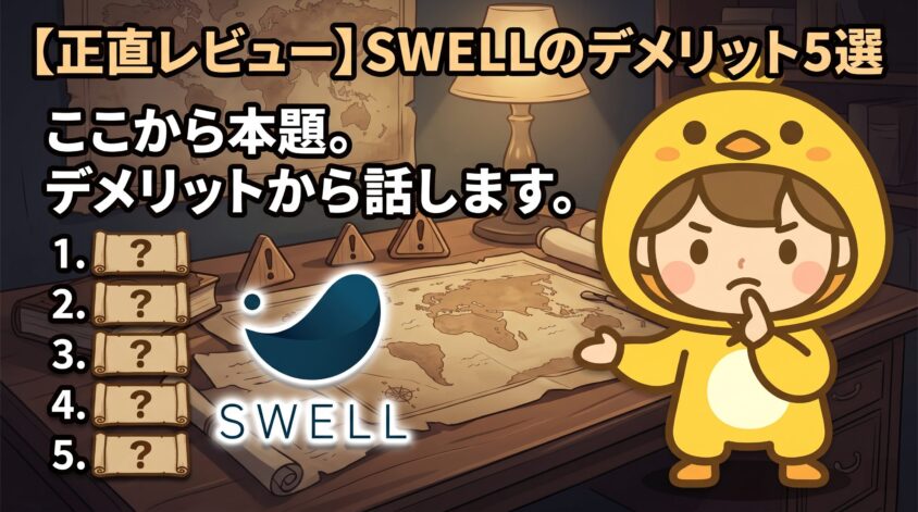 SWELLのデメリット5選